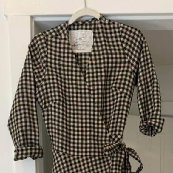 Not perfect linen- Cannes 2 wrap dress S/M - Picture 2 of 3